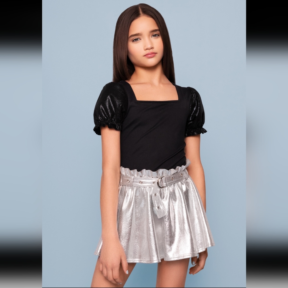 Mia New York Moto Skirt